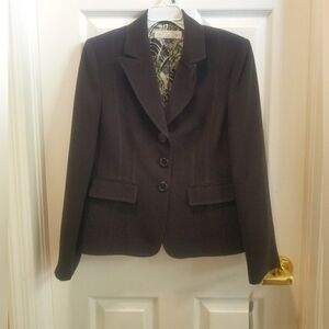 Tahari Viscove Pumpernickel Blazer